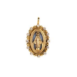 VIRGINS SAINTS & ANGELS VSA Milagrosa Medallion in Gold